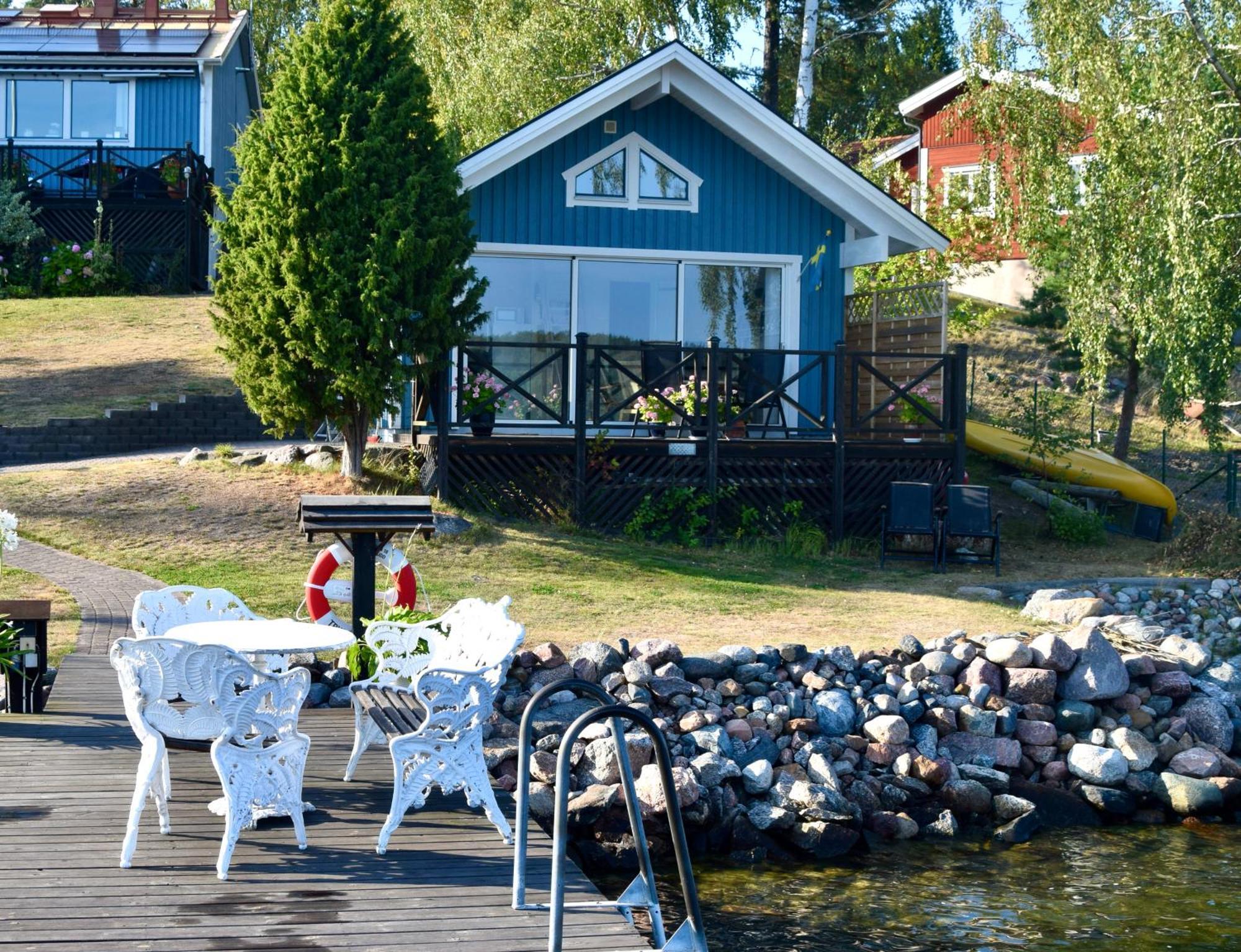 Sjoestuga/Gaesthus I Skaergarden. Åkersberga Exterior foto