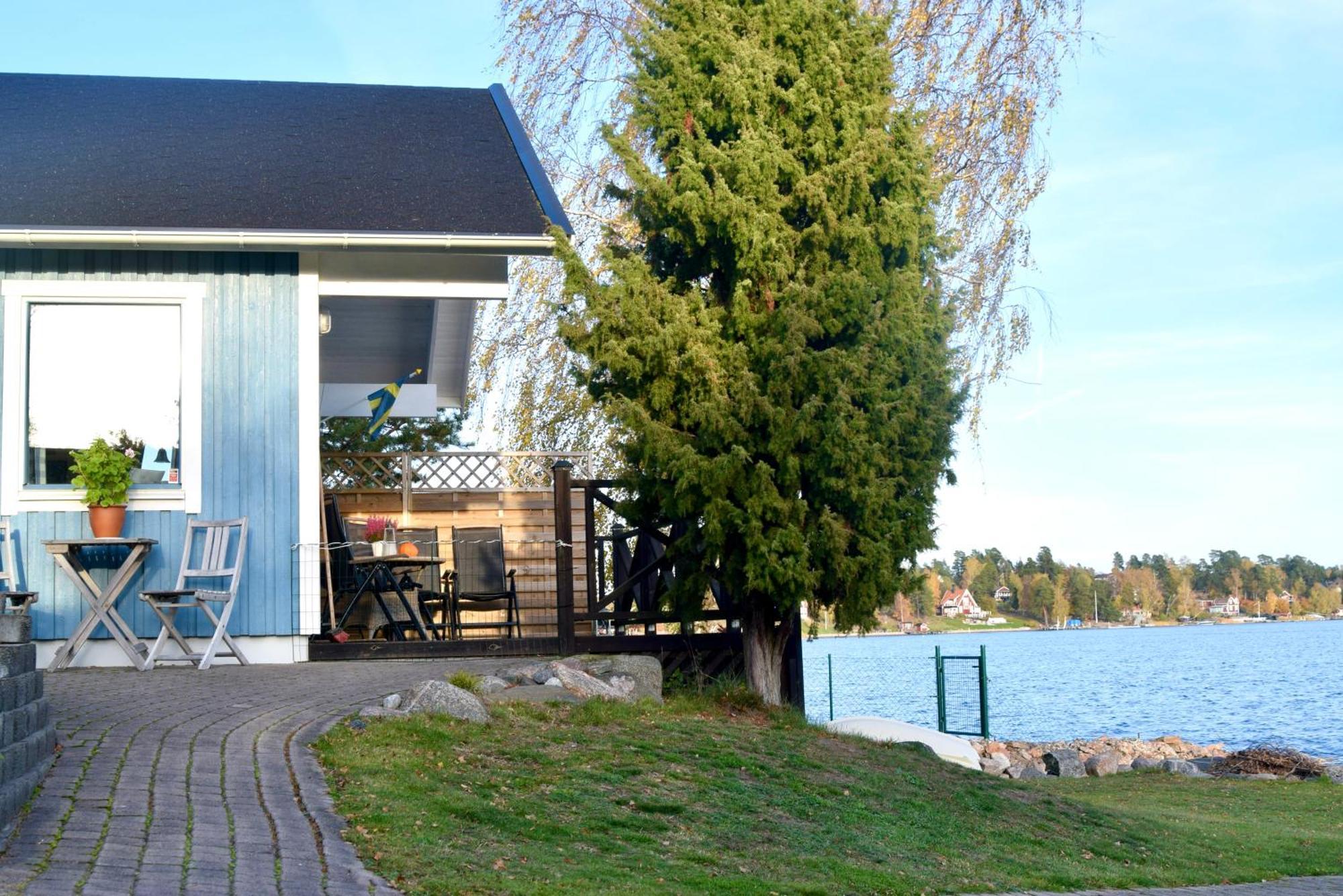 Sjoestuga/Gaesthus I Skaergarden. Åkersberga Exterior foto